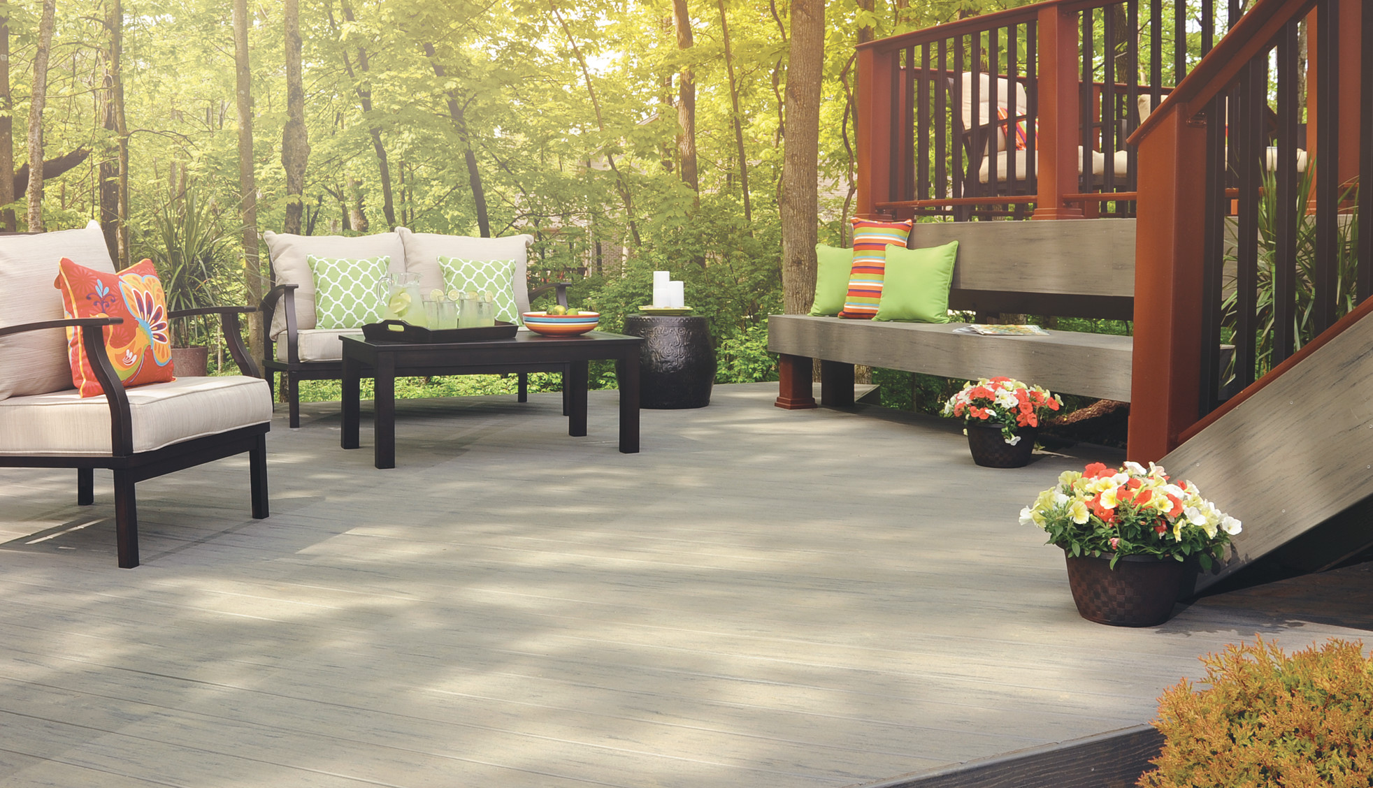  TimberTech Terrain Decking Collection in Silver Maple