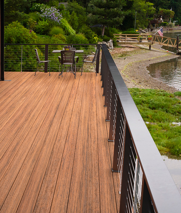  TimberTech Tropical Decking Collection in Antigua Gold