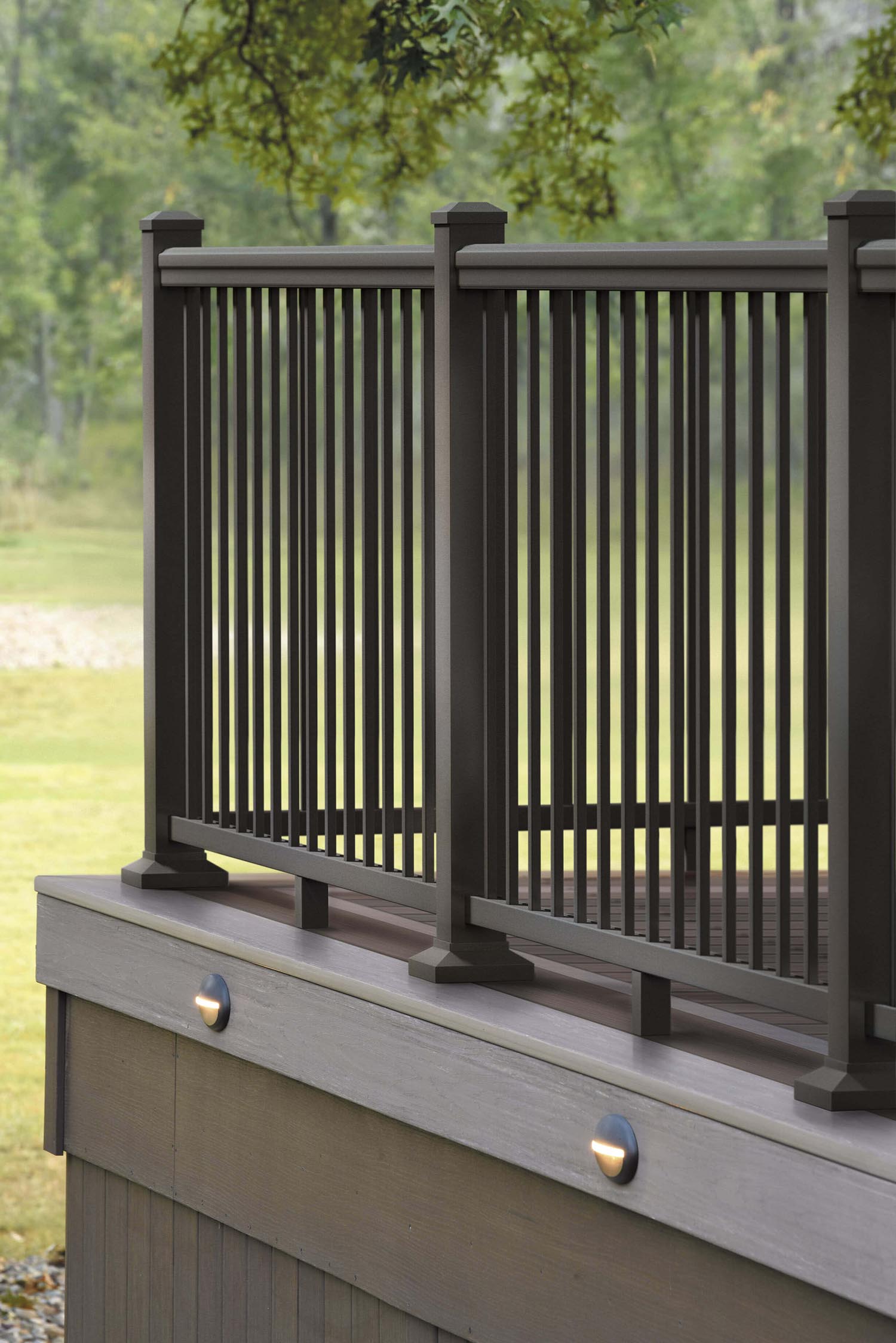 TimberTech Impression Rail Express Railing Collection in Dark Bronze